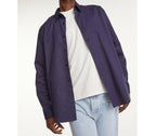 The Kooples - Chemise Coton Bleu Marine Boutonnée - Homme
