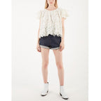 Chemise Liv Lace Off White - Chemises Et Tops - Valentine Gauthier - The Bradery