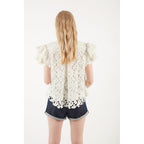 Chemise Liv Lace Off White - Chemises Et Tops - Valentine Gauthier - The Bradery