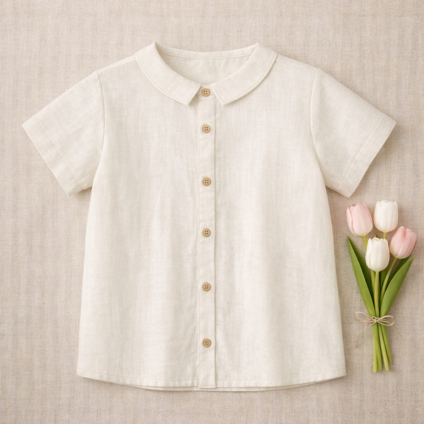 Chemise Maxime Écrue - Bébé Garçon