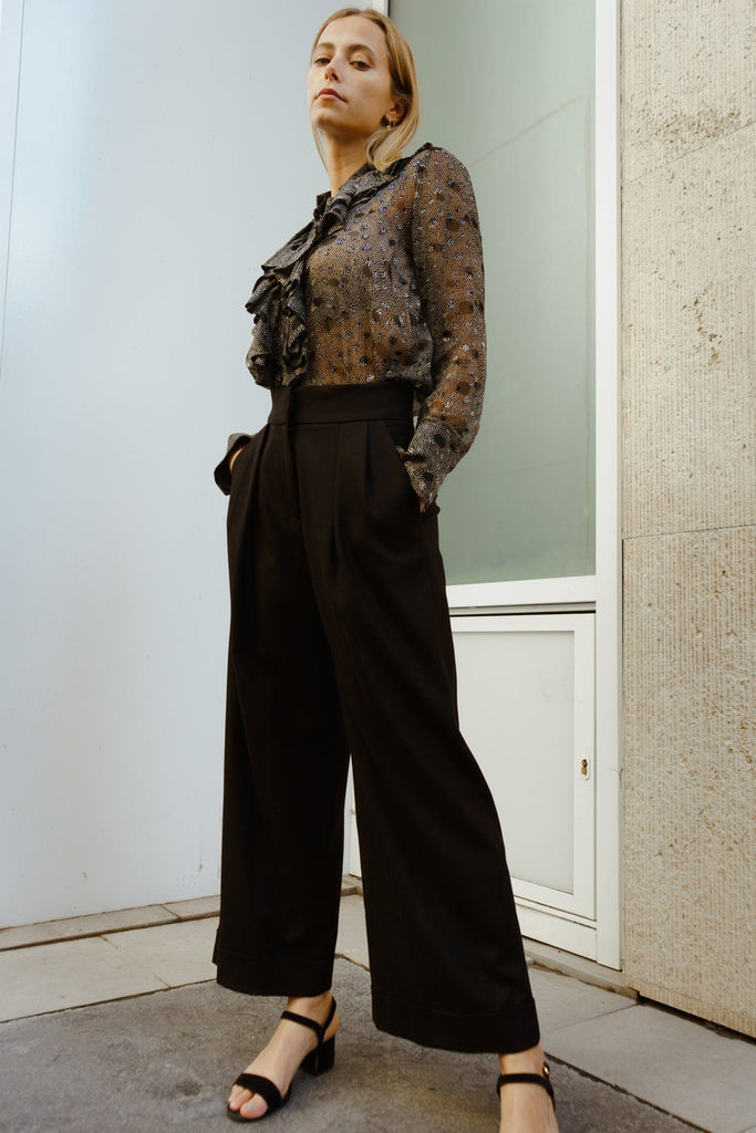 Chemise Palma - Noir A Pois HAUTS Margaux Lonnberg