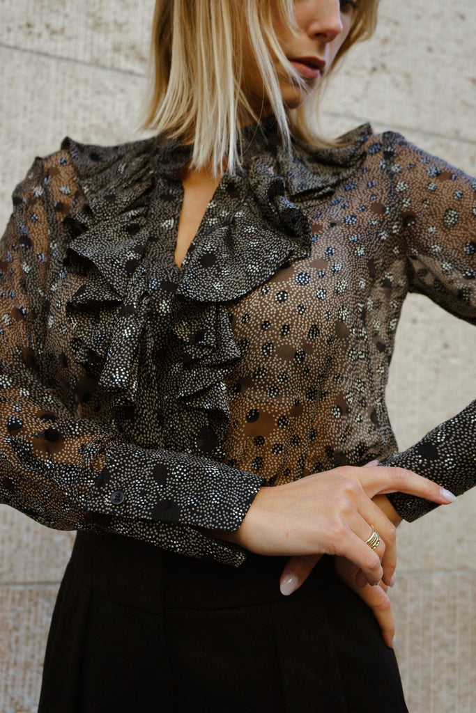 Chemise Palma - Noir A Pois HAUTS Margaux Lonnberg