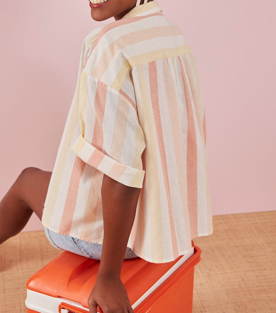 Chemise Robinette - Rayure Calanque - Des Petits Hauts - The Bradery