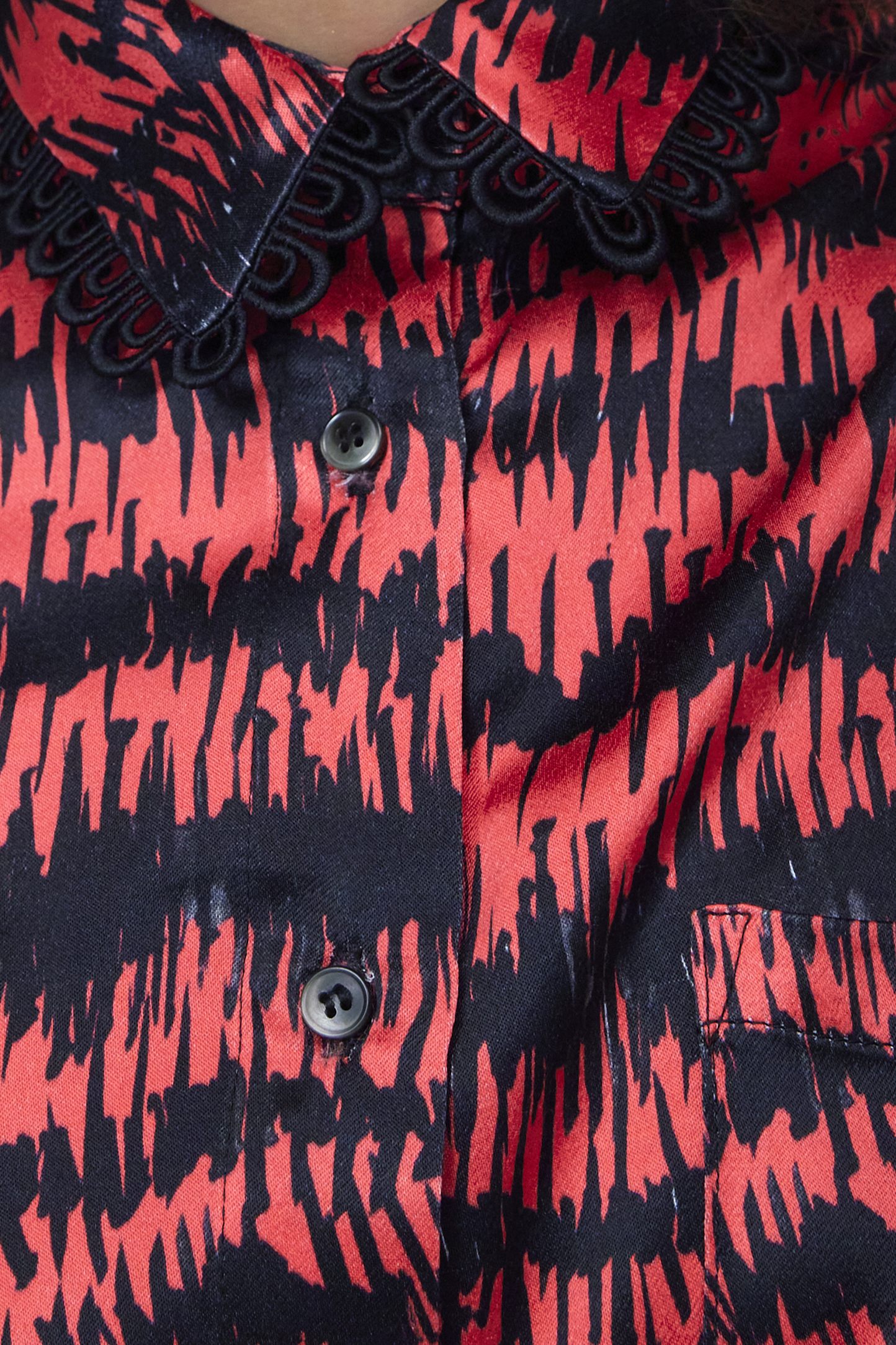 Chemise Dori En Imprimé Pigmenté Grenade