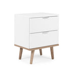 Chevet 2 Tiroirs L40 cm - Copenhague - Blanc