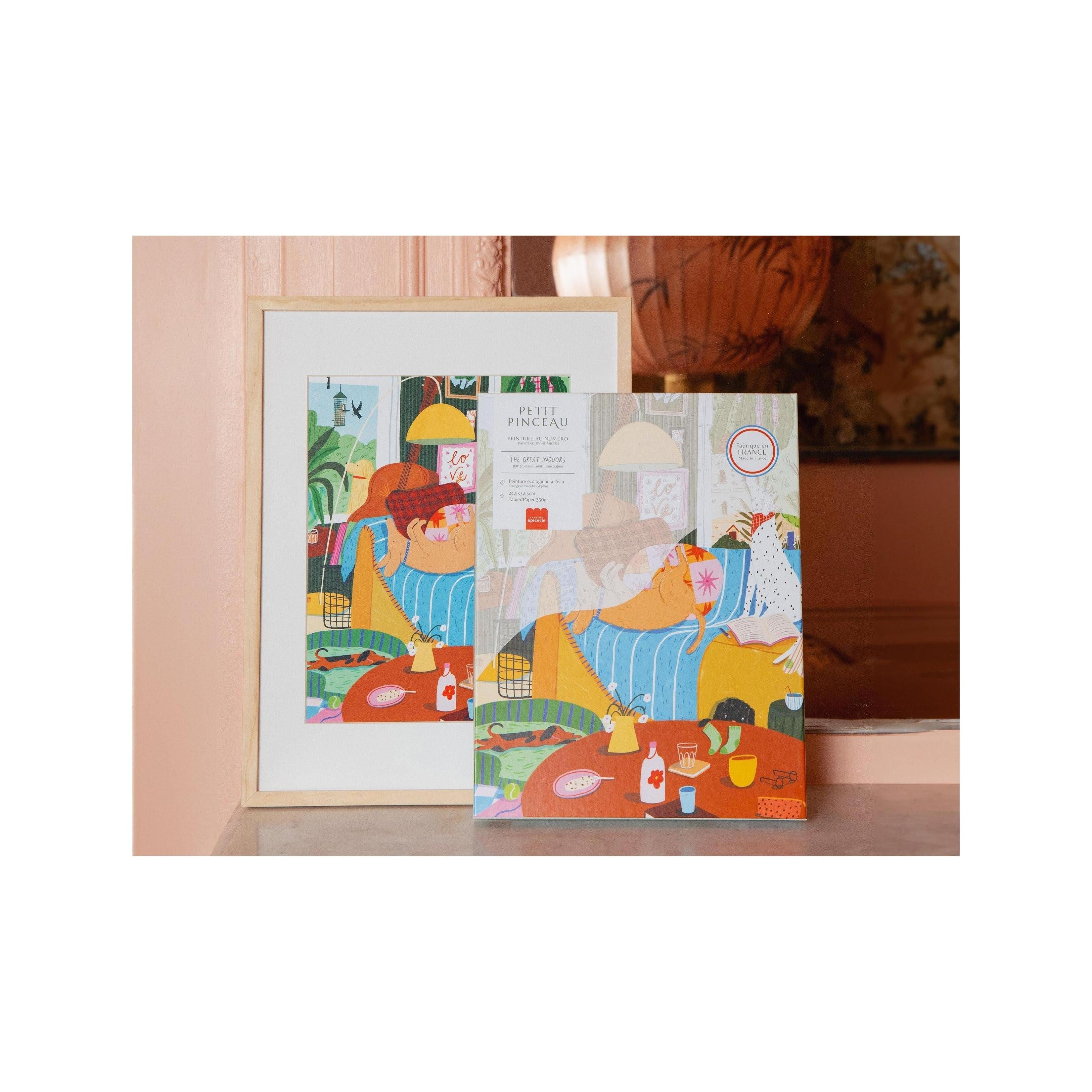 Coffret Peinture Au Numéro - Petit Pinceau - Great Indoors