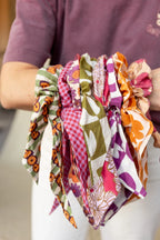 Chouchou Foulard Mano "Khadi" - Fuchsia