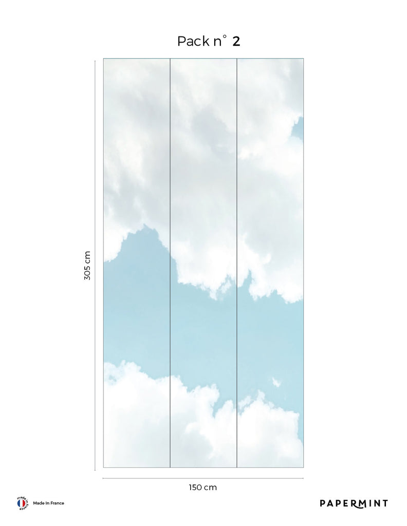 Fresque Ciel - Summer Blue