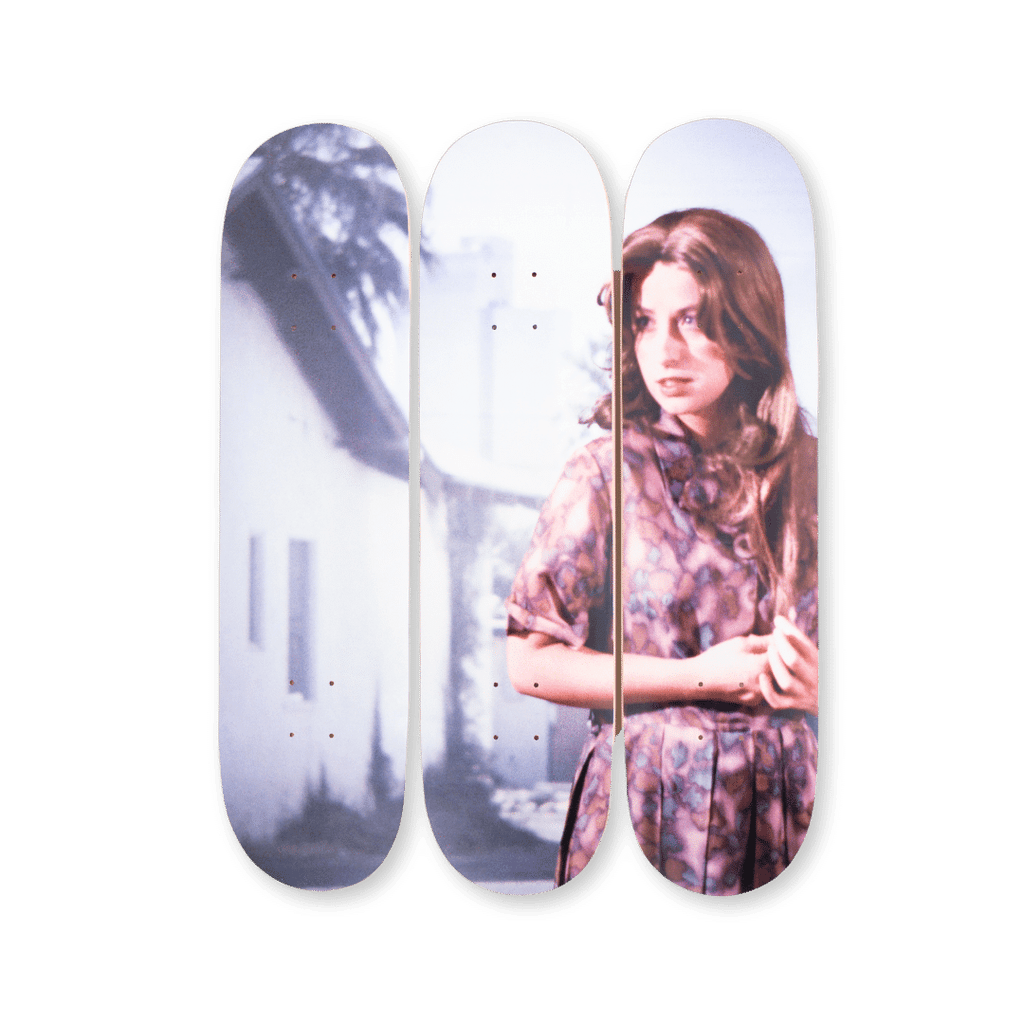 Packshot of Cindy Sherman art edition on skate deck Untitled 71