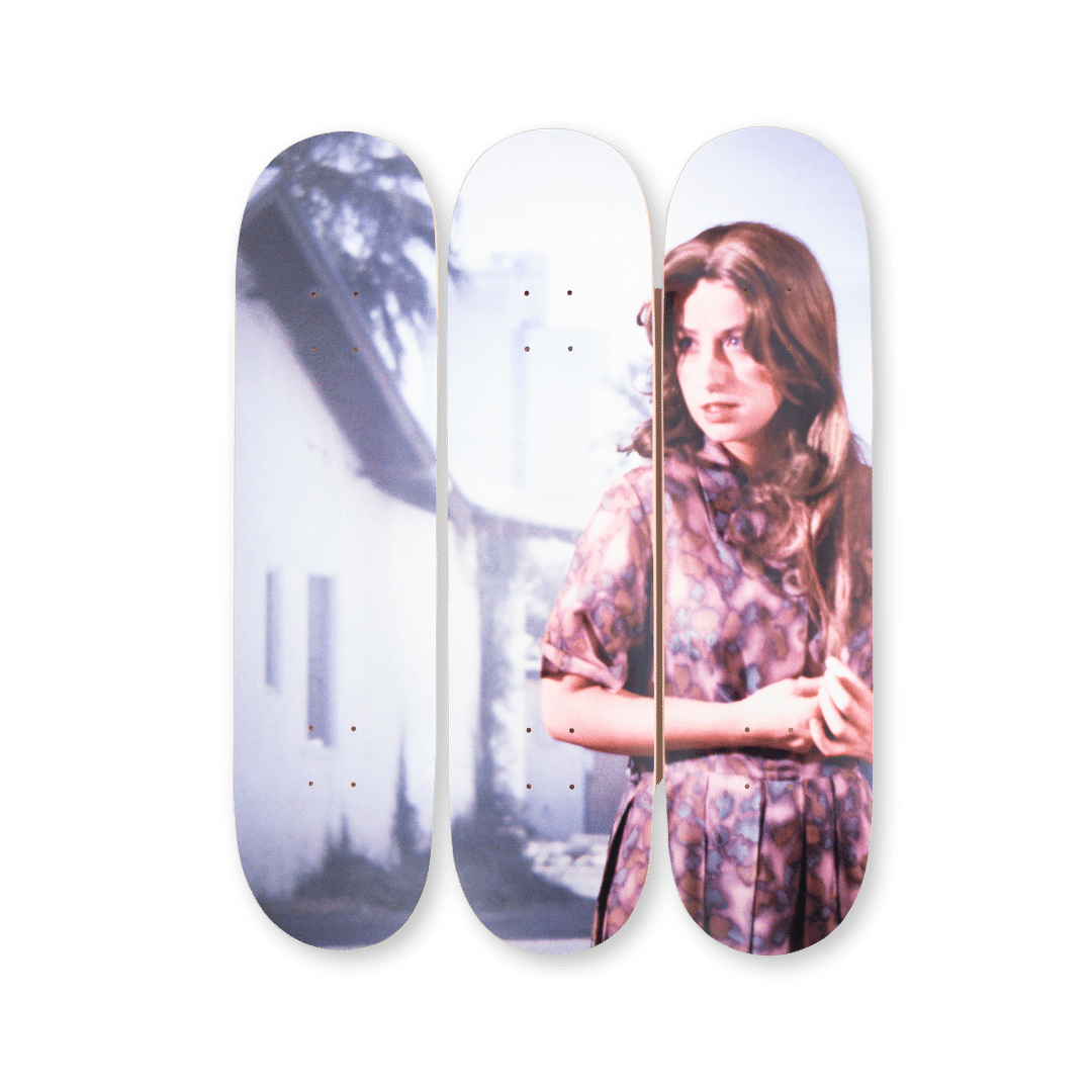 Packshot of Cindy Sherman art edition on skate deck Untitled 71