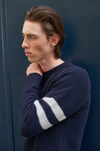 Pull Cino - Navy/Ecru