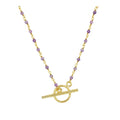 Collier Amatista Broche