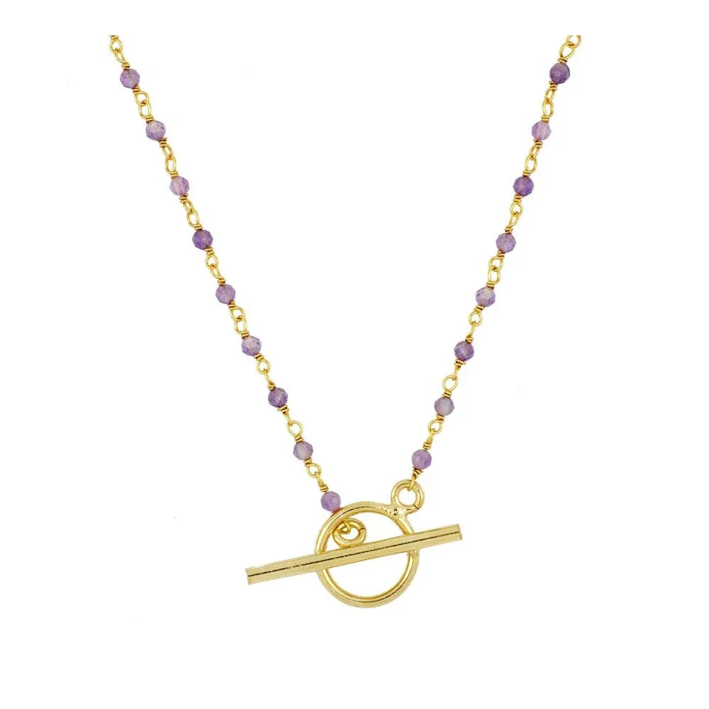 Collier Amatista Broche