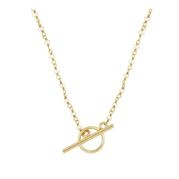 Collier Perla Broche