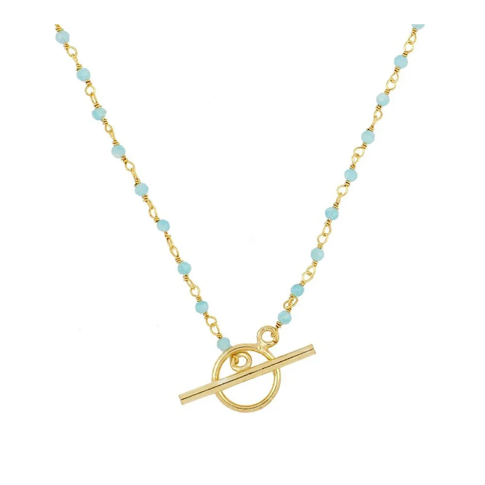 Collier Amazonita Broche
