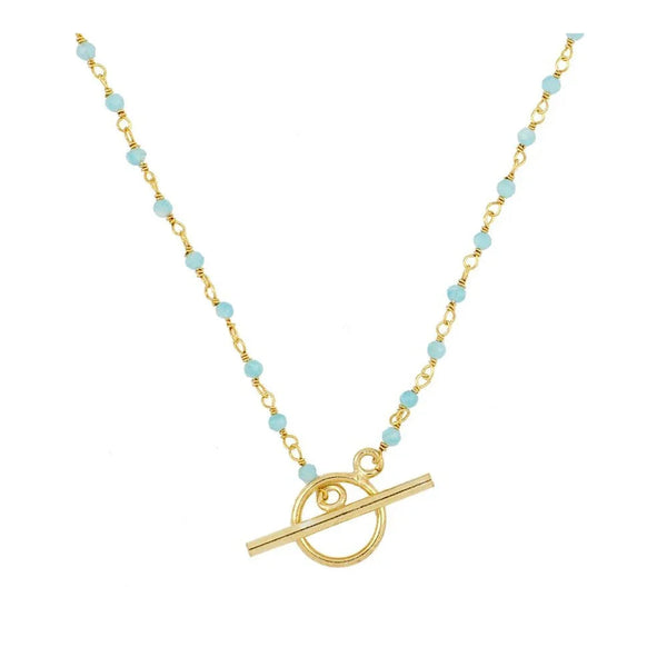 Collier Amazonita Broche