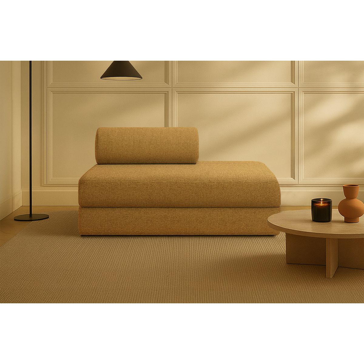 Canapé Droit Coco - 2 Places - Tweed