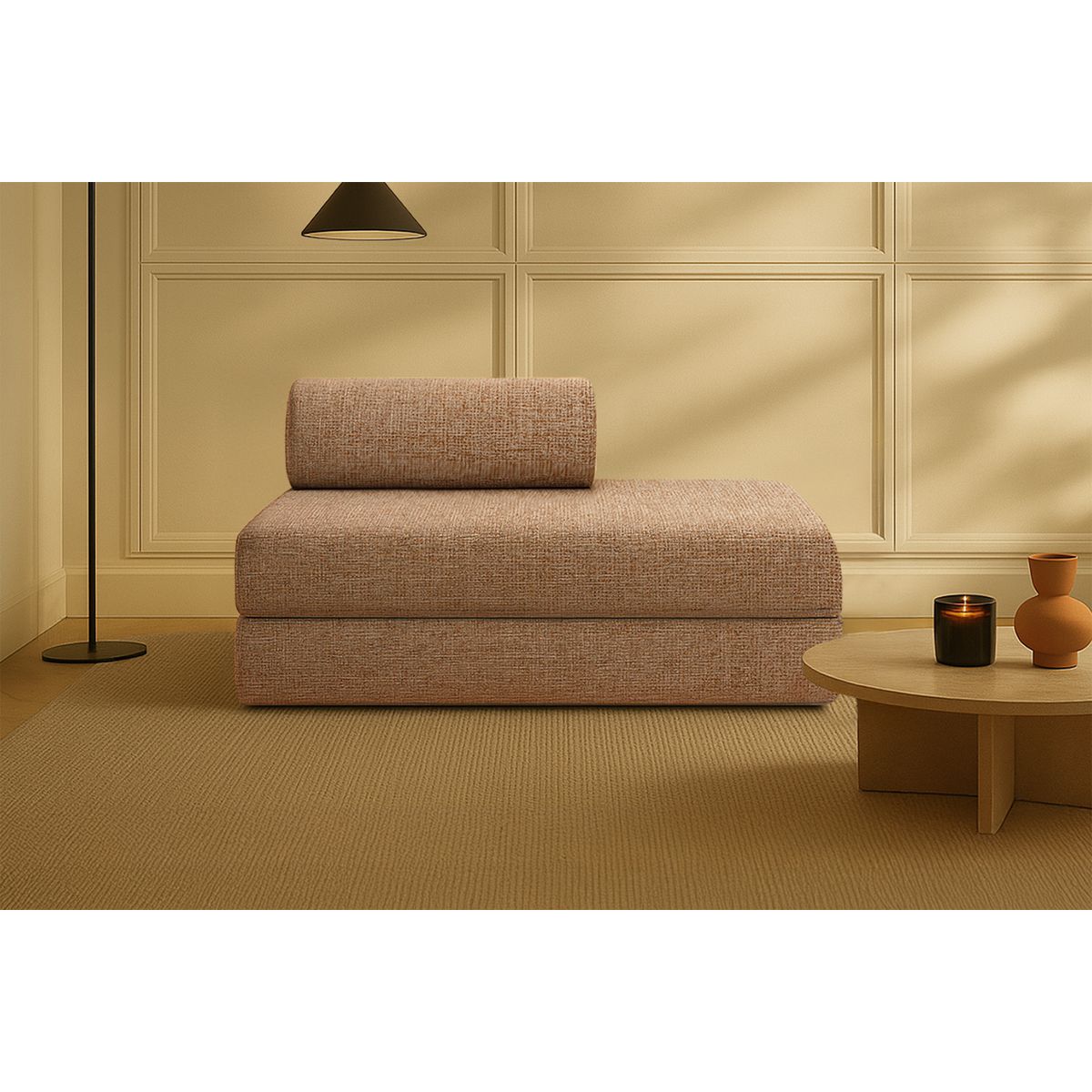 Canapé Droit Coco - 2 Places - Tweed