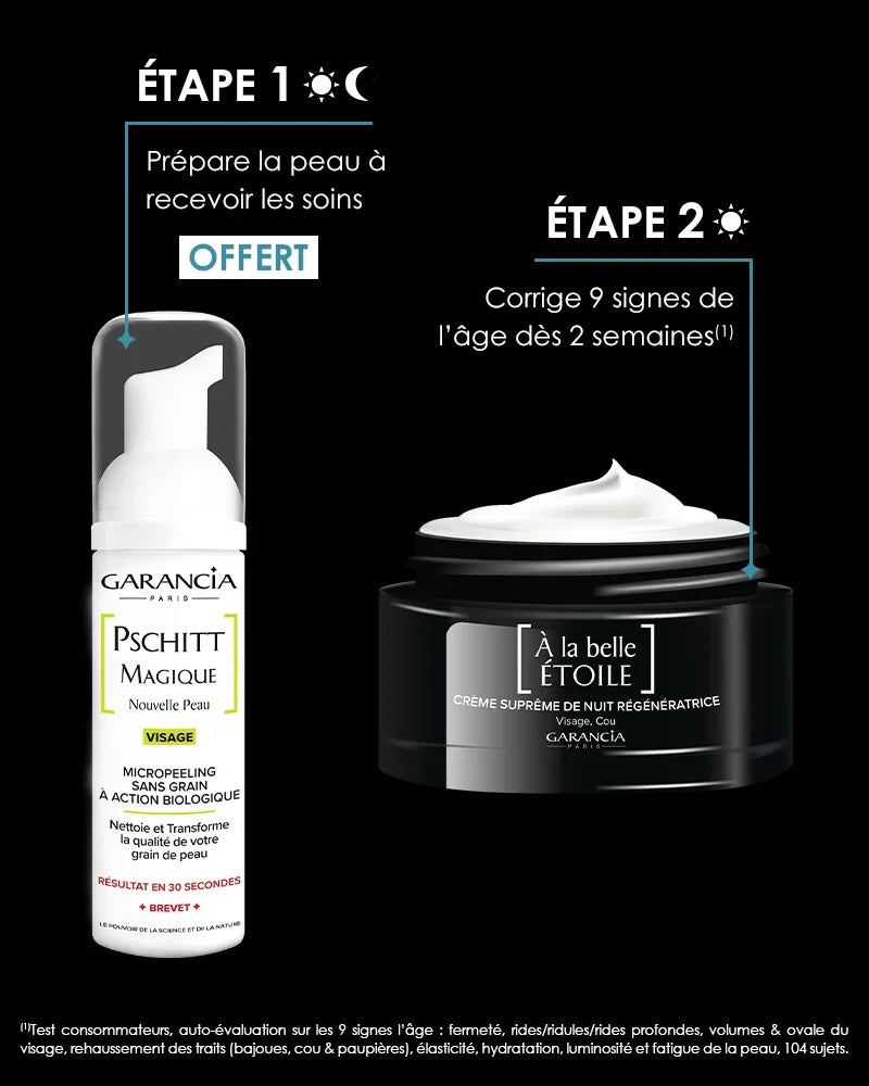 Coffret [ Étoile ] rituel nuit étapes Laboratoire Garancia 