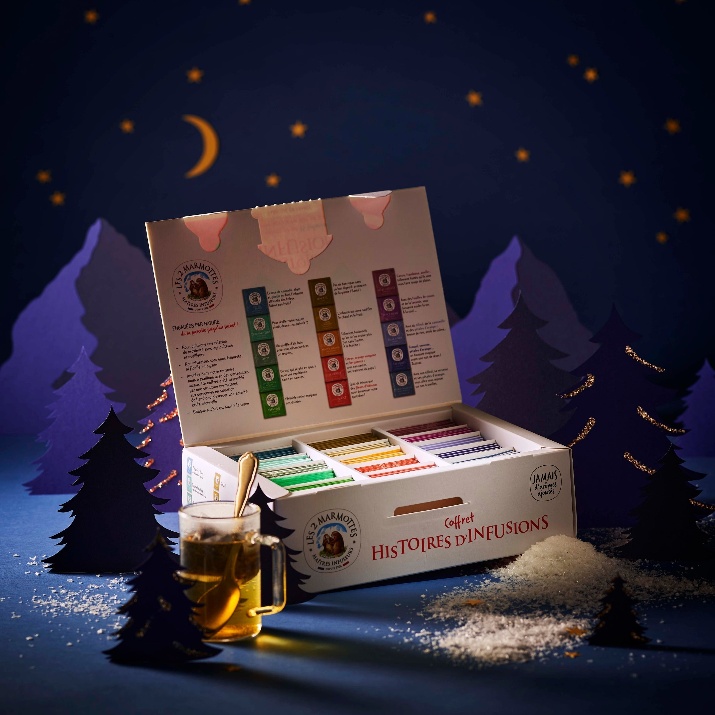 Coffret Histoires D'Infusions - 15 Recettes X 5 Sachets - 75 Sachets