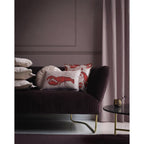 Velvet velvet cushion - lobster