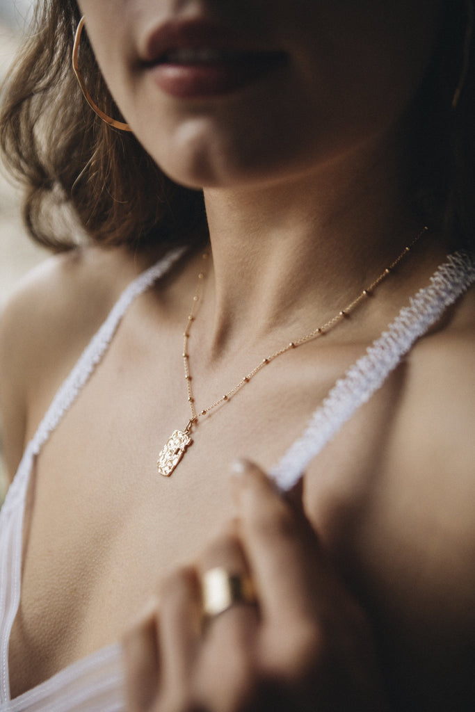 Collier Elina Or Jaune - Colliers - Waekura - The Bradery