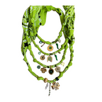 Collier Varanasi Medaile Trefle Anis