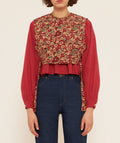 Plastron Colline - Burgundy