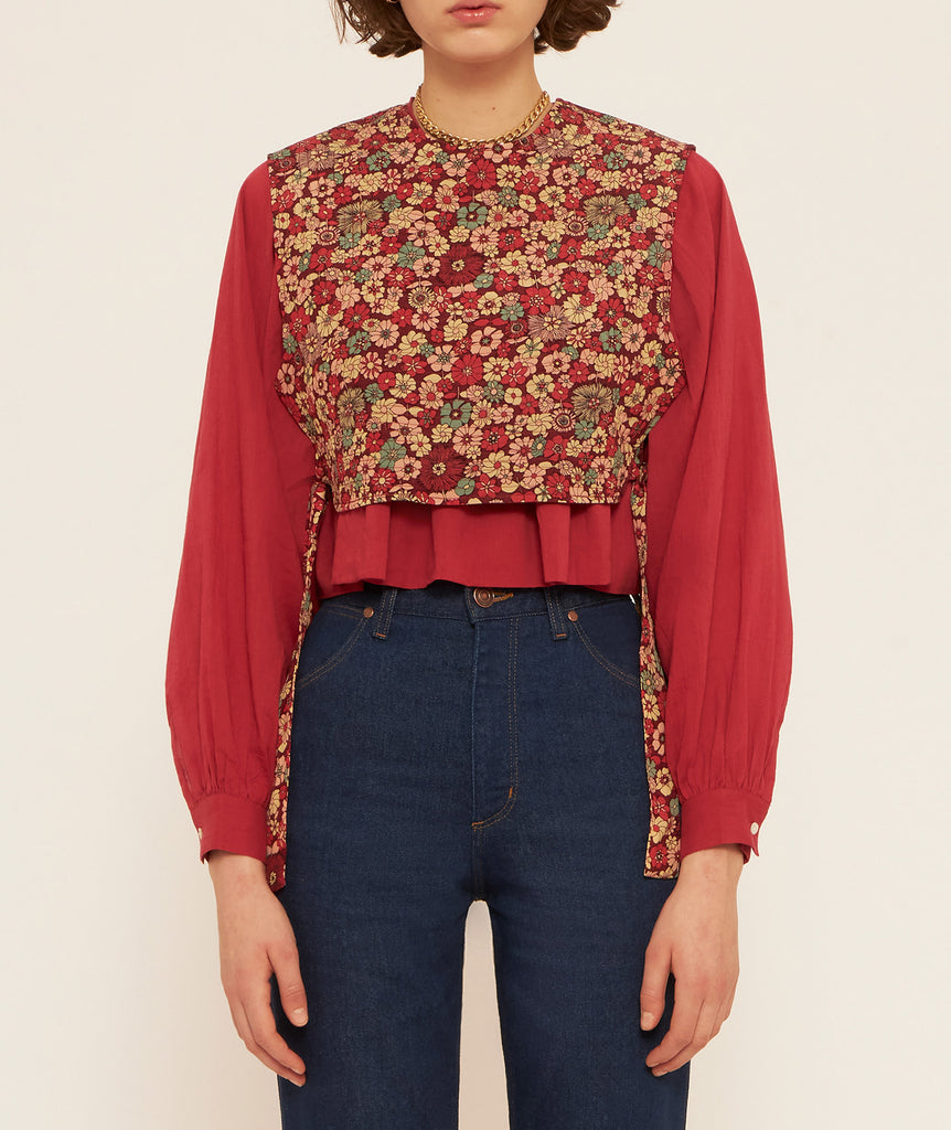 Plastron Colline - Burgundy