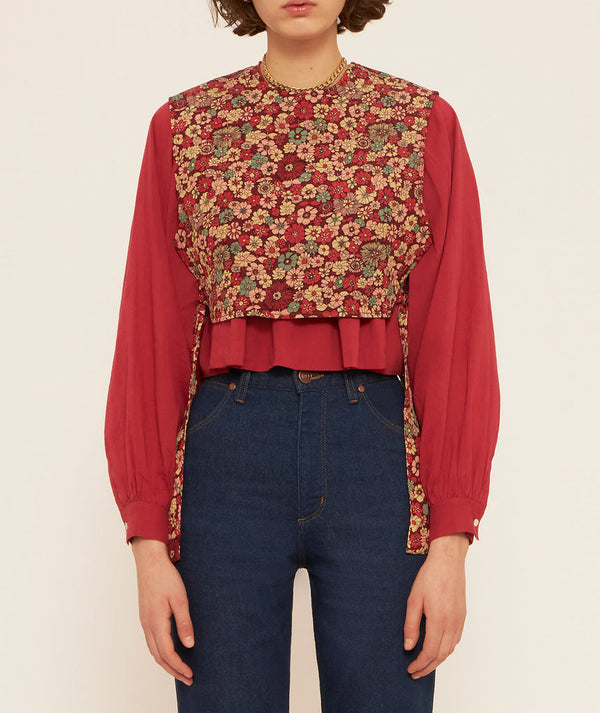 Plastron Colline - Burgundy