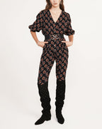 Combi-Pantalon Jonc - Print Fonce - Claudie Pierlot - The Bradery