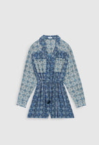 Combi-Short James - Print Fonce - Claudie Pierlot - The Bradery