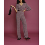 Combinaison Andrea - Rouge Mini Fleurette - Rouje* - The Bradery