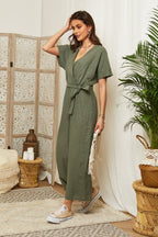Combinaison Kaki - Femme COMBINAISONS Autour Du Lin