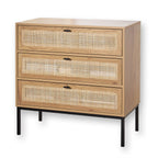 Jaya - Commode 3 Tiroirs - Rotin