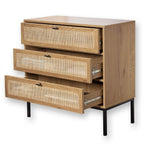 Jaya - Commode 3 Tiroirs - Rotin