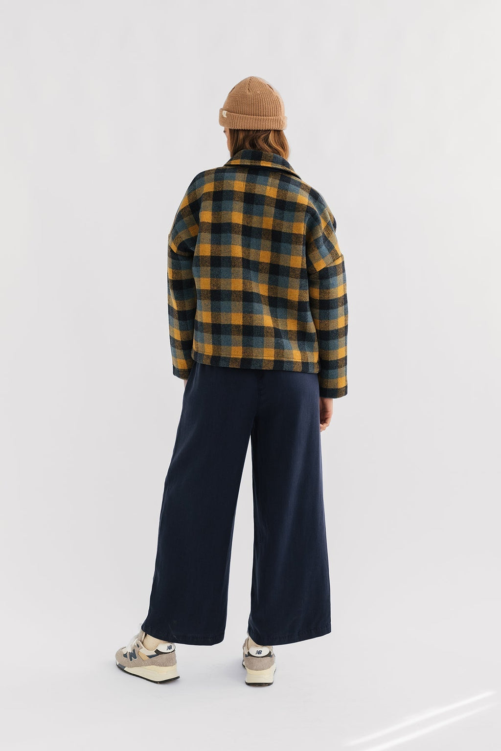 Veste Connacht - Carreaux Moutarde - Femme