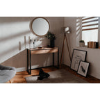 Console Industrielle 2 Tiroirs L100 cm - Denver - Décor Bois