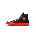 Converse Comme Des Garçons Chuck 70 High Top Black Red