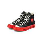 Converse Comme Des Garçons Chuck 70 High Top Black Red