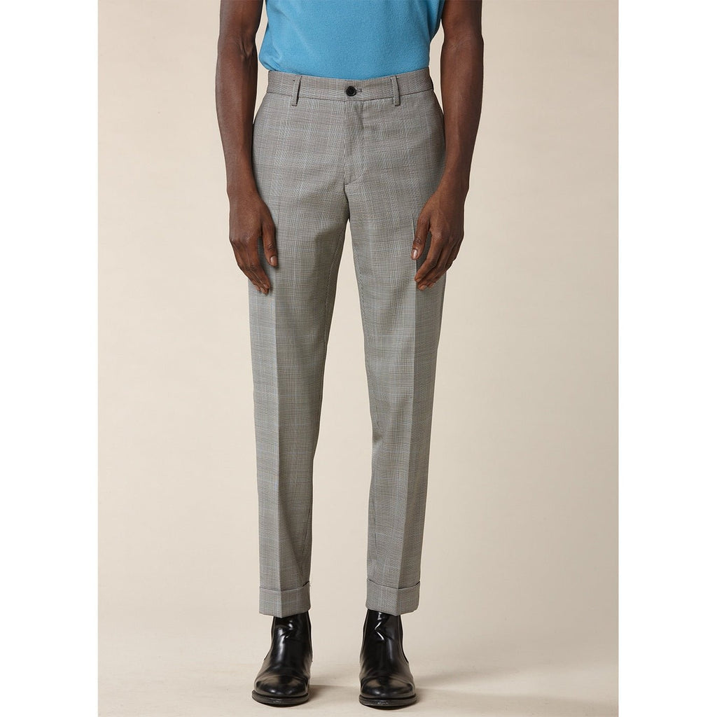 Costume Prince De Galles En Laine - Gris - Motif Prince De Galles - De Fursac - The Bradery