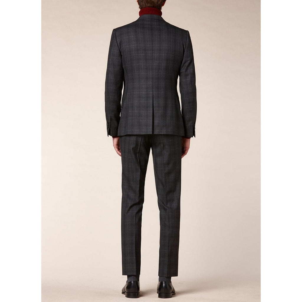 Costume Slim Fit - Gris Anthracite, Prince De Galles - De Fursac - The Bradery