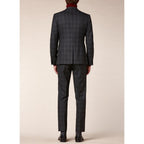 Costume Slim Fit - Gris Anthracite, Prince De Galles - De Fursac - The Bradery