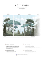 Fresque Côte d'Azur - Vert de Gris