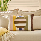 Coussin Armel - Multi Rose & Marron