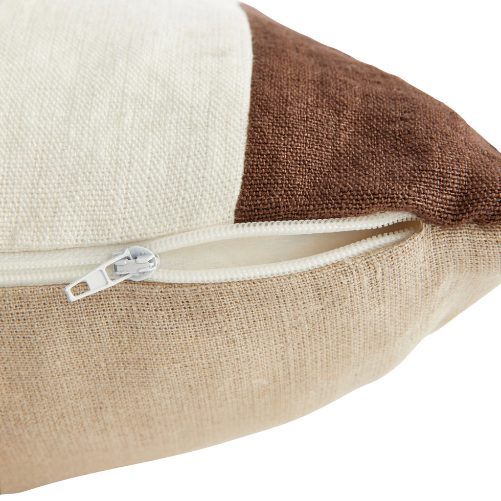 Coussin Armel - Multi Rose & Marron