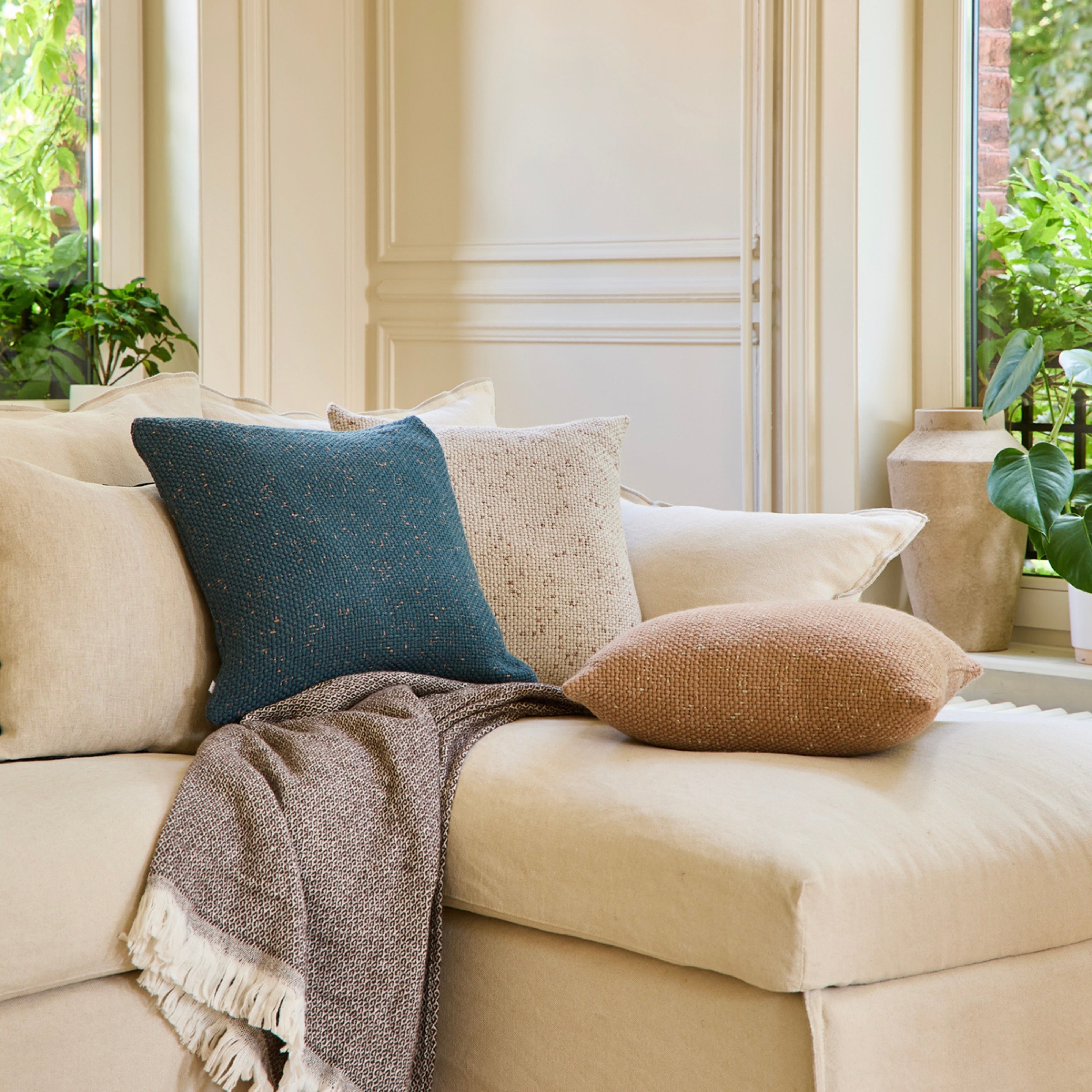 Coussin Betty - Bleu