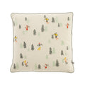 Coussin Brooke - Ecru/Vert