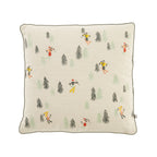 Coussin Brooke - Ecru/Vert