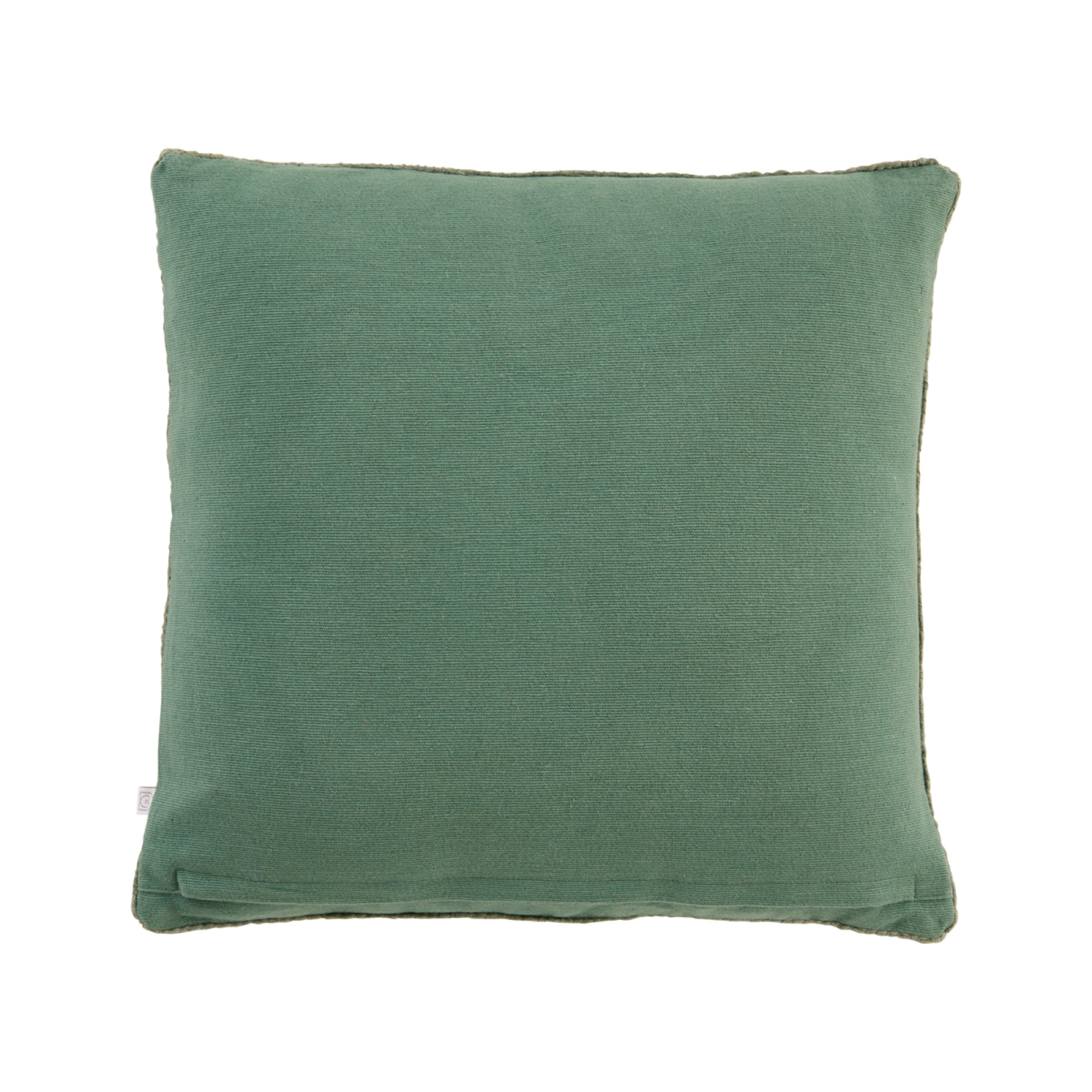 Coussin Brooke - Ecru/Vert